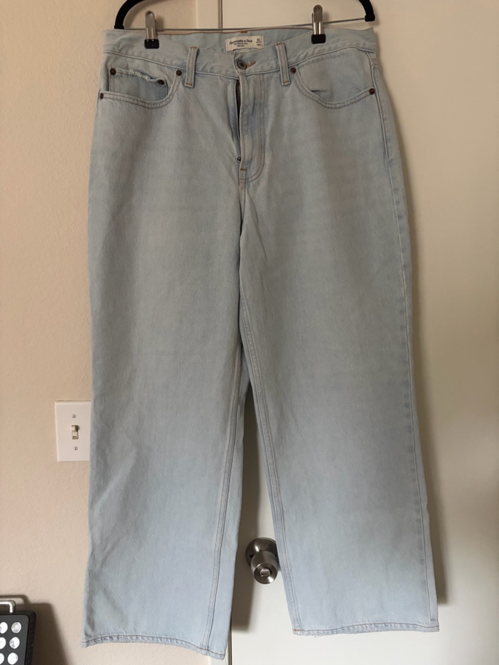 Abercrombie & Fitch Light Blue The Slouchy Jeans